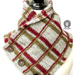 Tartan Cowl Free Crochet Pattern
