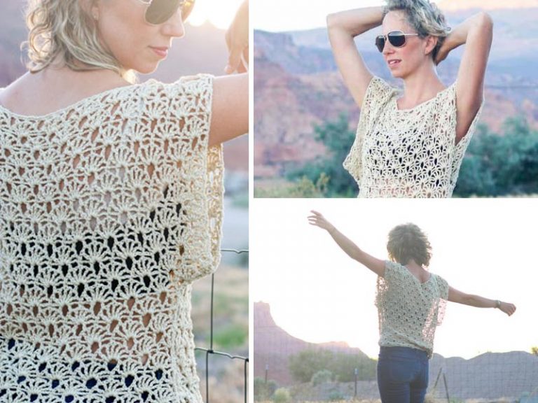 Canyonlands Boho Top Free Crochet  Pattern