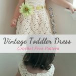 Vintage Toddler Dress Crochet Free Pattern