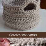 Chunky Basket Crochet Free Pattern