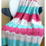 Boardwalk Breeze Blanket Free Crochet Pattern and Video Tutorial