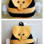 Bumble Bee Backpack Crochet Free Pattern