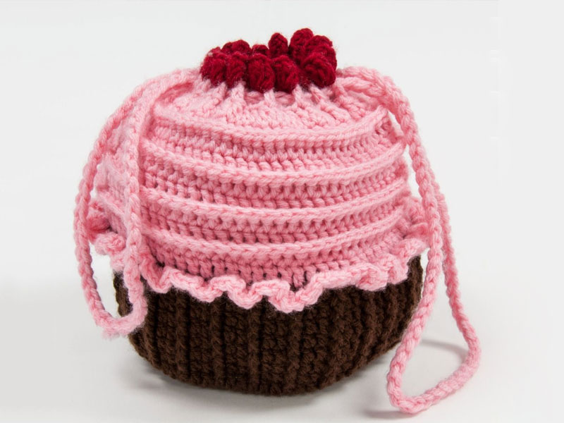 Crochet Free Pattern - Cupcake Purse
