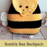 Bumble Bee Backpack Crochet Free Pattern