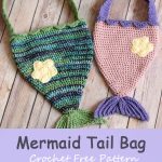 Mermaid Tail Bag Crochet Free Pattern