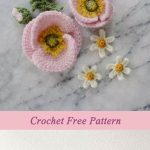 Crochet Iceland Poppy Flower Free Pattern