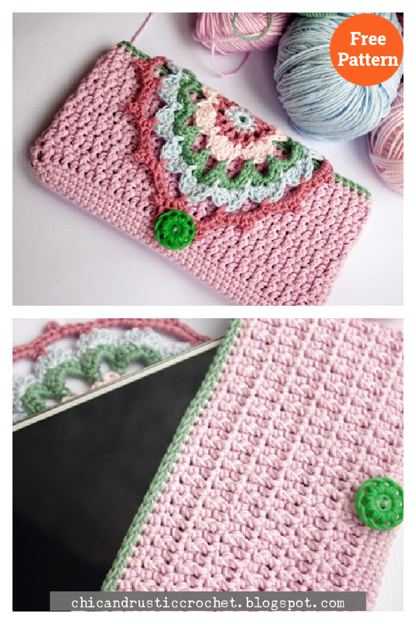 Hook Phone Case Purse Crochet Free Pattern 