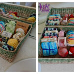 Spa Basket Crochet Free Pattern