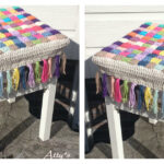 Stool Cover Crochet Free Pattern