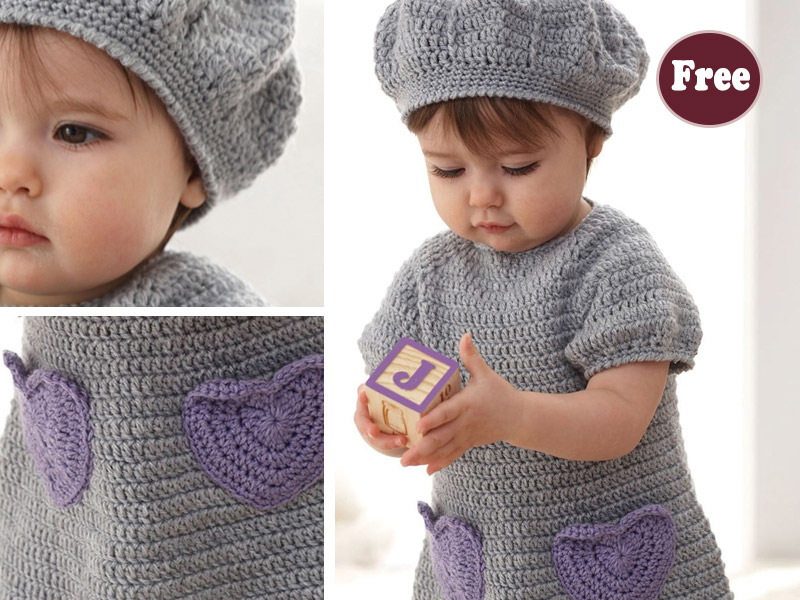 Crochet Baby Sweet Dress Free Pattern