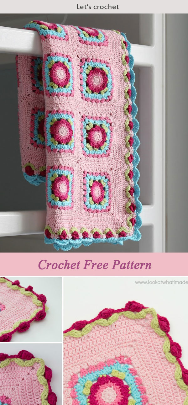 Crochet Lydia Blanket Free Pattern