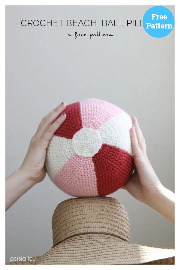 Beach Ball Free Crochet Pattern