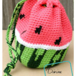 Crochet Watermelon Bag Free Pattern