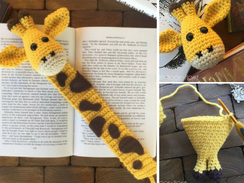 Giraffe Bookmark Amigurumi Crochet Free Pattern