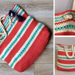 Crochet Colorful Tote Bag Free Pattern