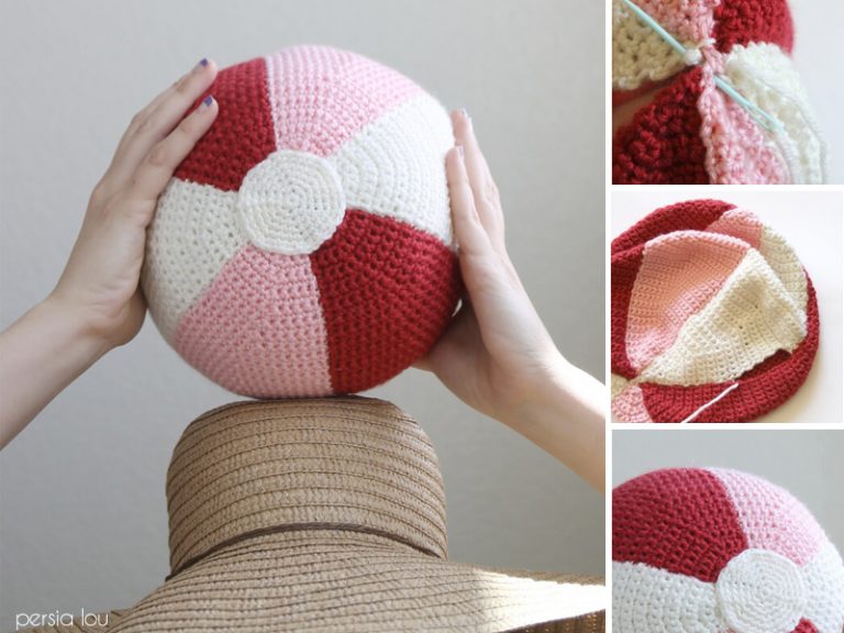 DIY Beach Ball: Crochet Ball Free Pattern