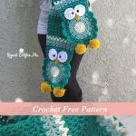 Crochet Owl Super Scarf Free Pattern