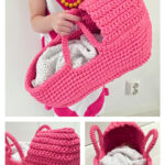 Crochet Gorgeous Doll’s Carry Basket Free Pattern