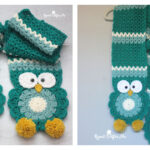 Crochet Owl Super Scarf Free Pattern