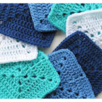 Ocean Themed Granny Square Afghan Series Crochet Pattern