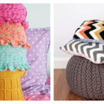 Rainbow Pillow Crochet Free Pattern