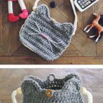 Crochet Cat Purse free pattern