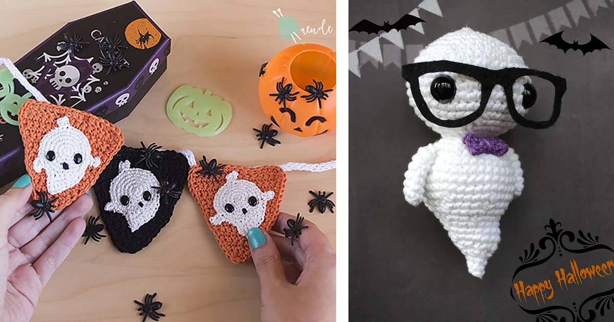 Pretty Little Ghost Halloween Free Crochet Pattern