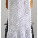 Bobble Polka Dot Blanket Crochet Free Pattern and Video Tutorial