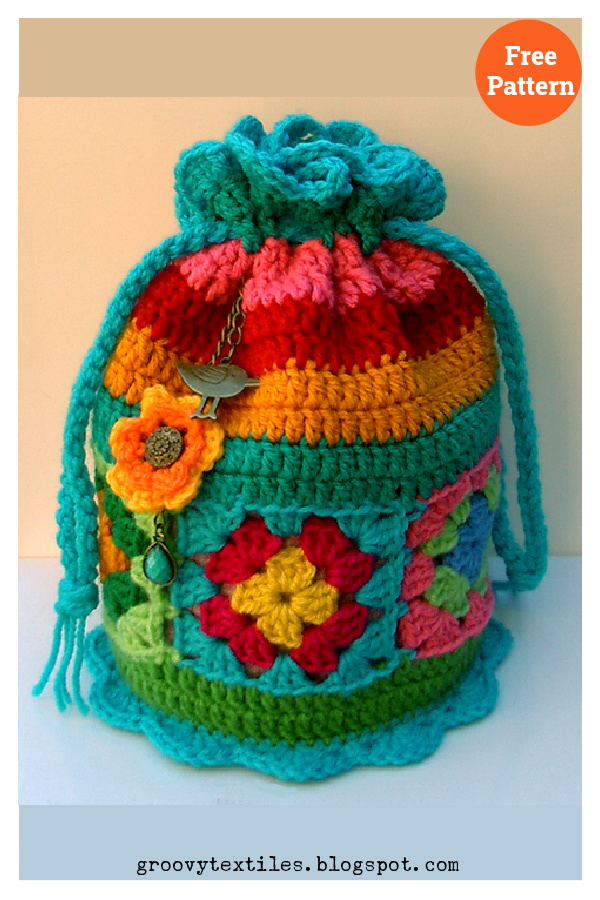 Dilly Bag Free Crochet Pattern