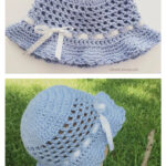 Kid Toddler Sun Hat Crochet Free Pattern