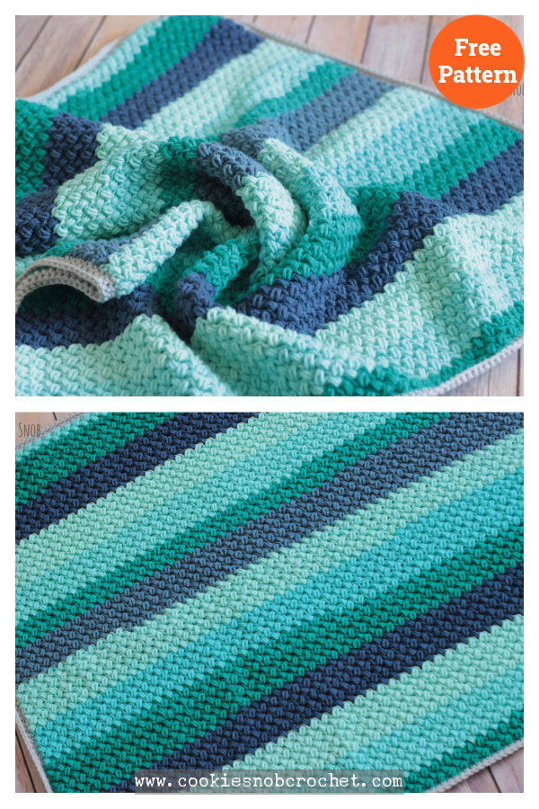 Legume Lagoon Blanket Crochet Free Pattern