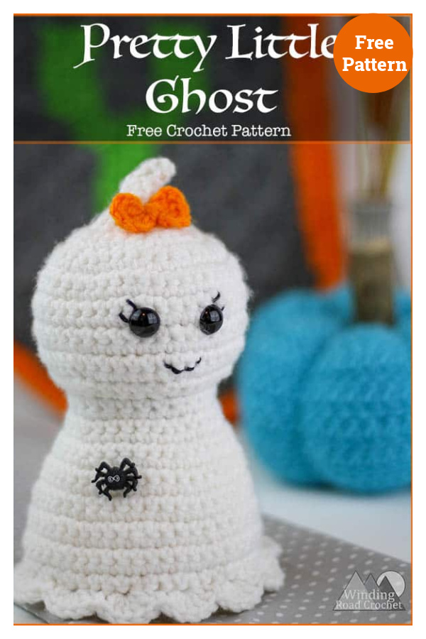 Pretty Little Ghost Halloween Free Crochet Pattern