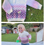 Woolly Waves Sweater Crochet Free Pattern