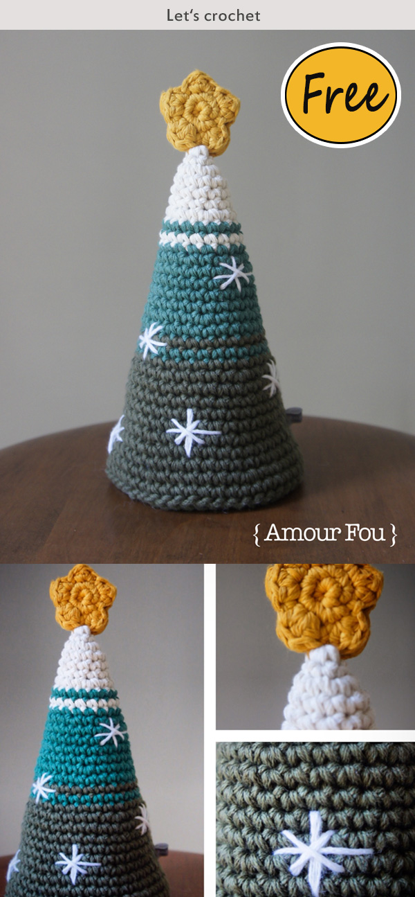 Crochet Twinkle Christmas Tree Free Pattern