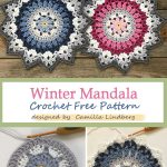 Winter Mandala Crochet Free Pattern