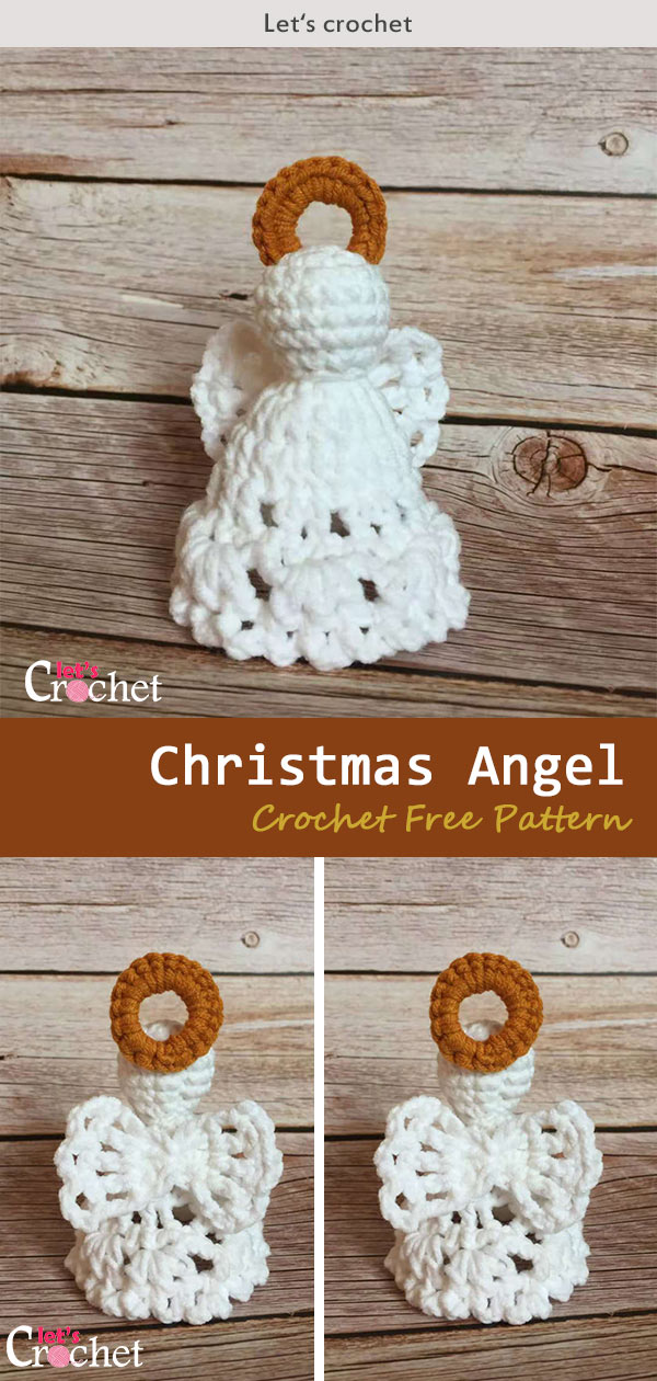 Crochet Christmas Angel Free Diagram