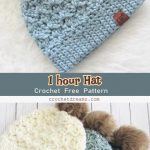 2 Easy Child’s Hat Crochet Free Pattern