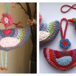 Birdie Decorations Crochet Free Pattern