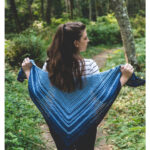 Blue Jolene Shawl Crochet Free Pattern