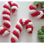 Easy Crochet Candy Cane Free Pattern and Video Tutorial