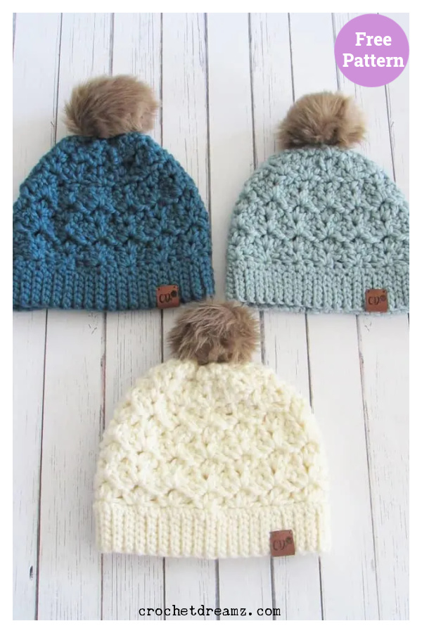 Jenna Easy Child’s Hat Free Crochet Pattern