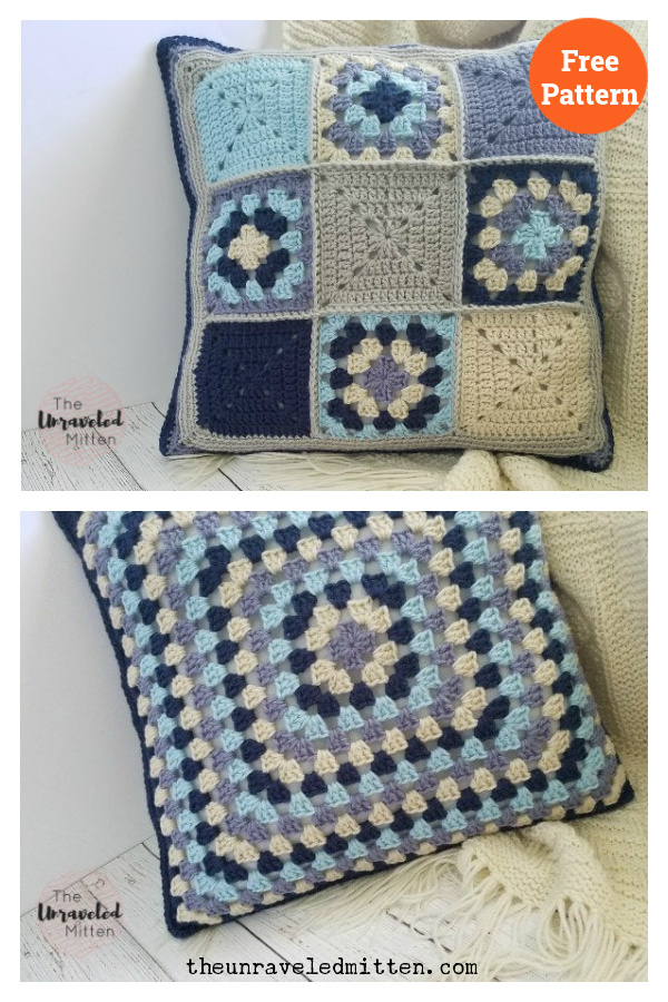 Lakeside Pillow Crochet Free Pattern
