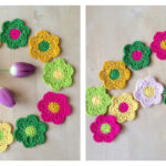 Spring Flowers Crochet Free Pattern