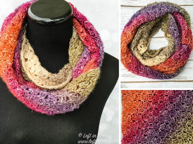 Eventide Infinity Scarf Crochet Free Pattern
