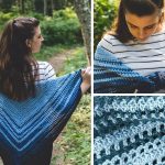 Blue Jolene Shawl Crochet Free Pattern