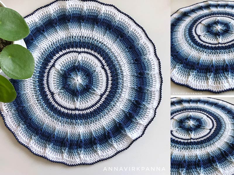 Super Nova Mandala Crochet Free Pattern