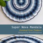 Super Nova Mandala Crochet Free Pattern
