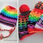Rainbow Hat Crochet Free Pattern