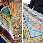 Triangle Shawl Crochet Free Pattern