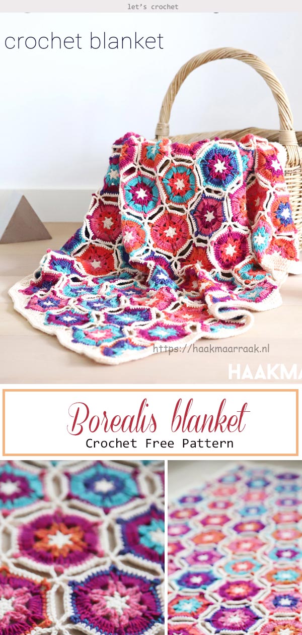 Borealis Blanket Free Crochet Pattern